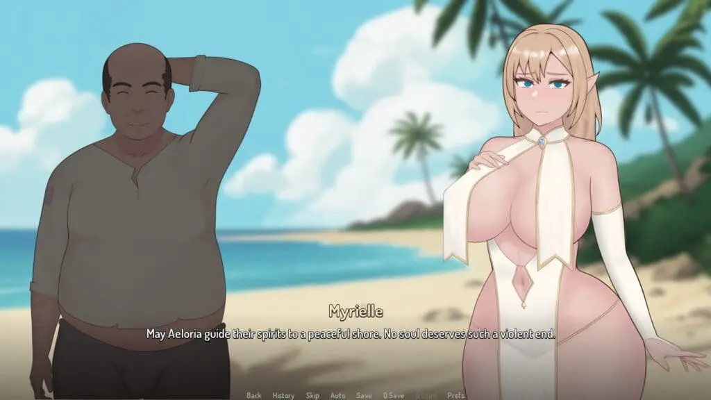 Анимированные порно сцены с развратом эльфийки