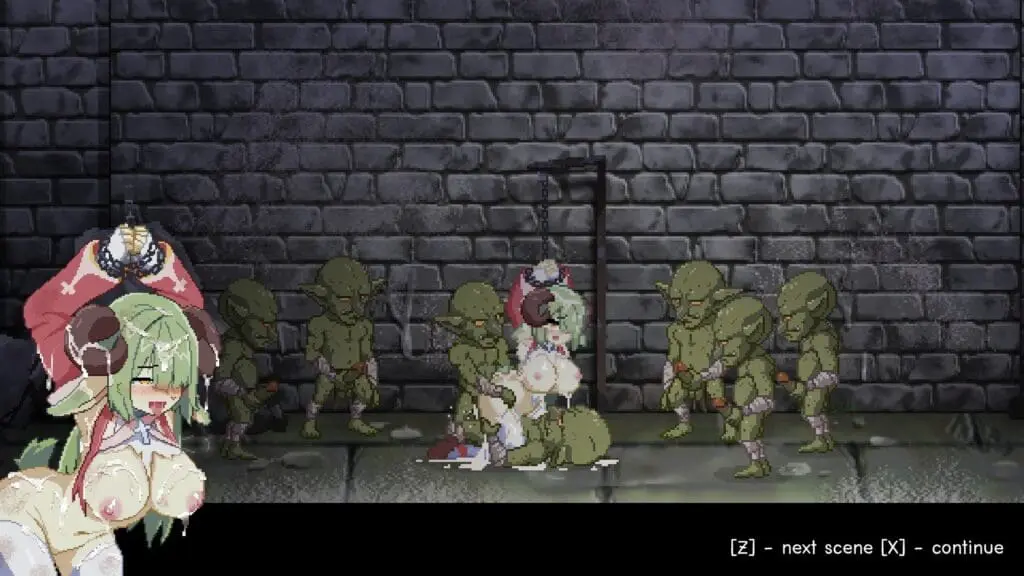 Фурри и монстры секс сцены в Priestess Lust