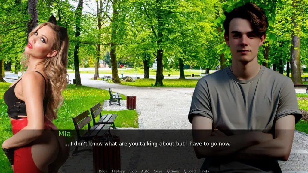 Анимированная секс сцена с MILF в хентай игре