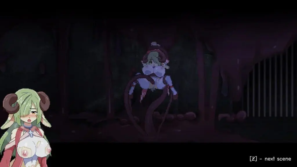 Priestess Lust геймплей порно игра пиксельная графика