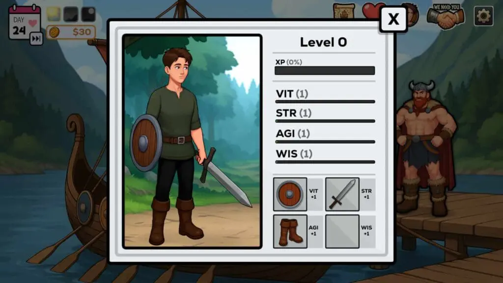 Геймплей Dane хентай с викингами и большой грудью