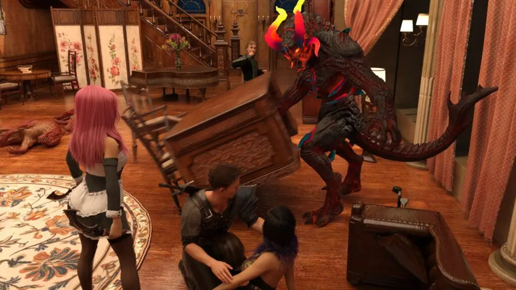 Геймплей One Twisted Fantasy - хентай RPG с пошаговыми боями