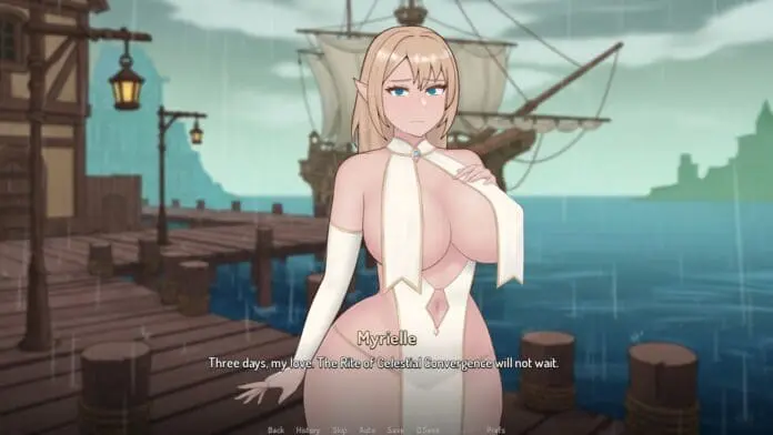 NTR хентай с эльфийкой The Sunken Promise геймплей