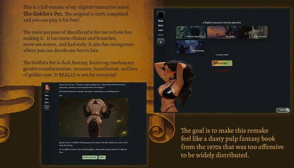 Минет и беременность в хентай игре с гоблинами