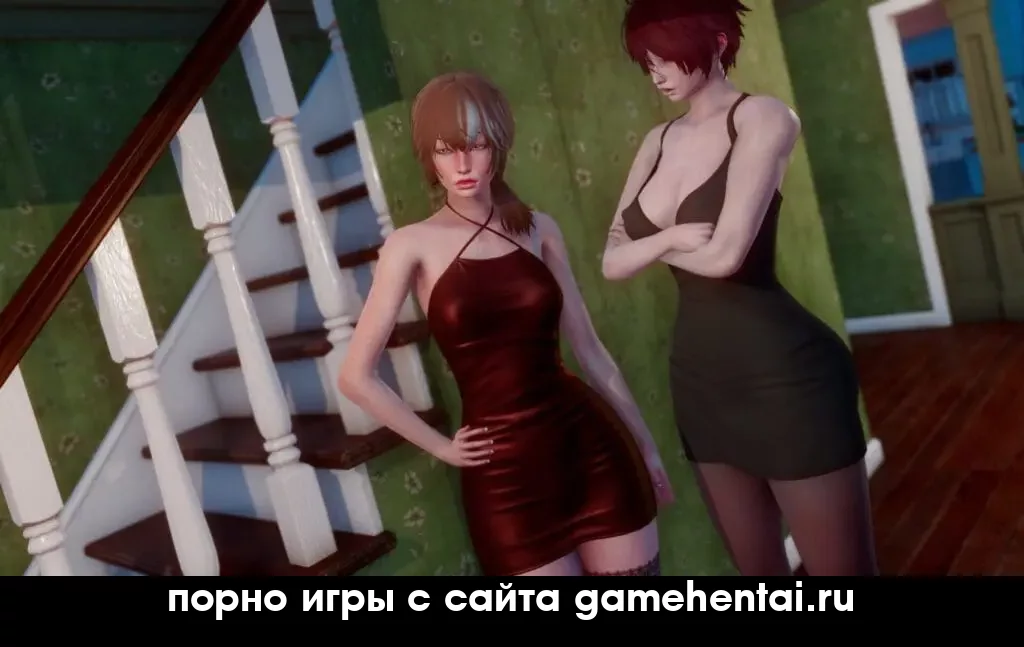 Секс с милфой в порно игре для телефона android