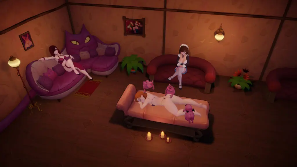 Fantasy Brothel Manager геймплей хентай менеджмент на андроид