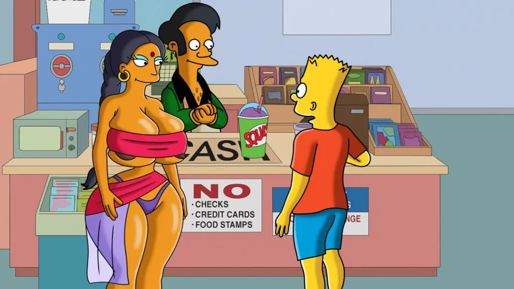 школьница Сара в хентай пародии на андроид