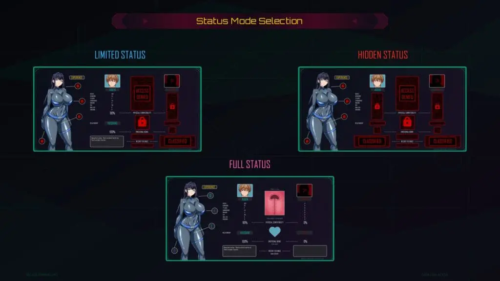 Агент Луна в хентай игре на андроид Falling Undercover