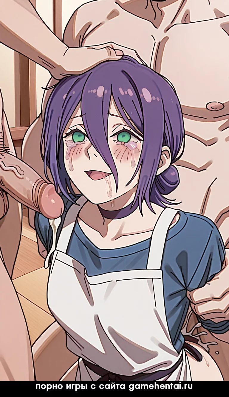 Бондаж и изнасилование Макимы в порно симуляторе для телефона