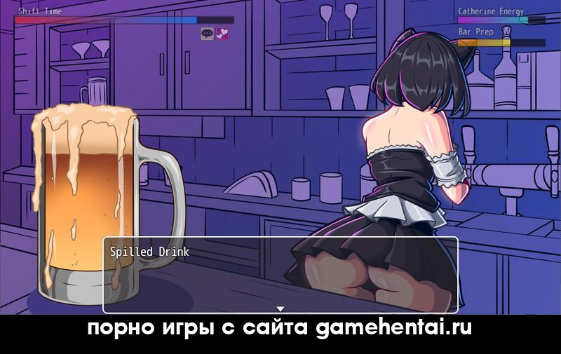 темный бар барменша девушка берут силой