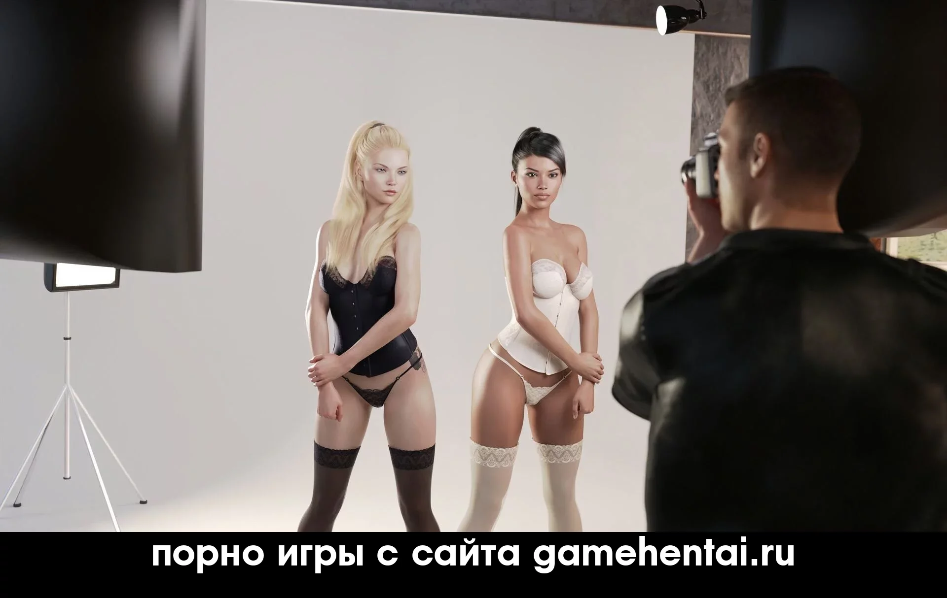 коррупция и разврат в хентай RPG с русским переводом главный герой фотограф в хентай симуляторе +18