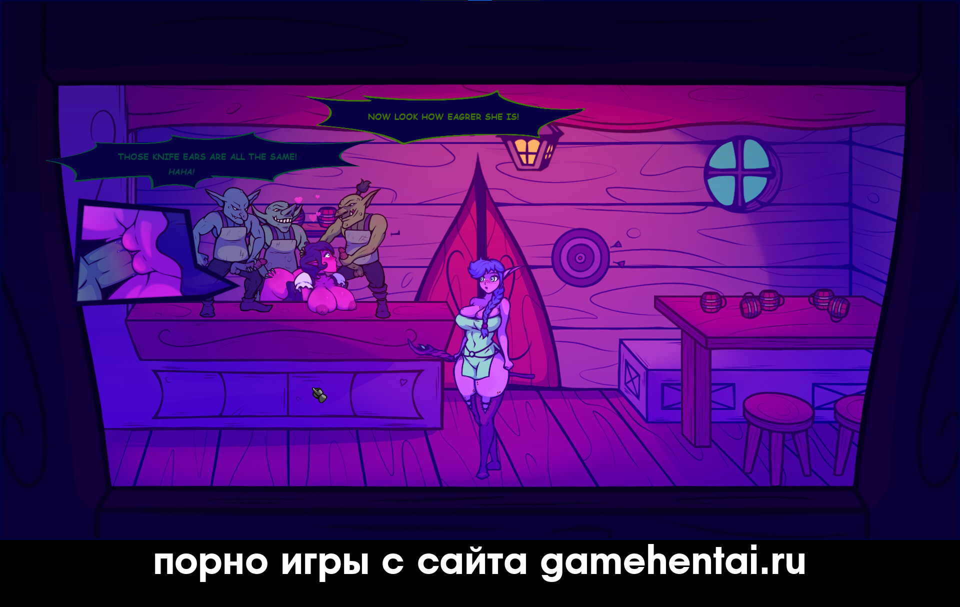 футанари сцена в Tales of the Moon хентай для телефона эльфийку трапают орки групповуха хентай игра 18 Лирия соблазняет стражника оральный секс хентай