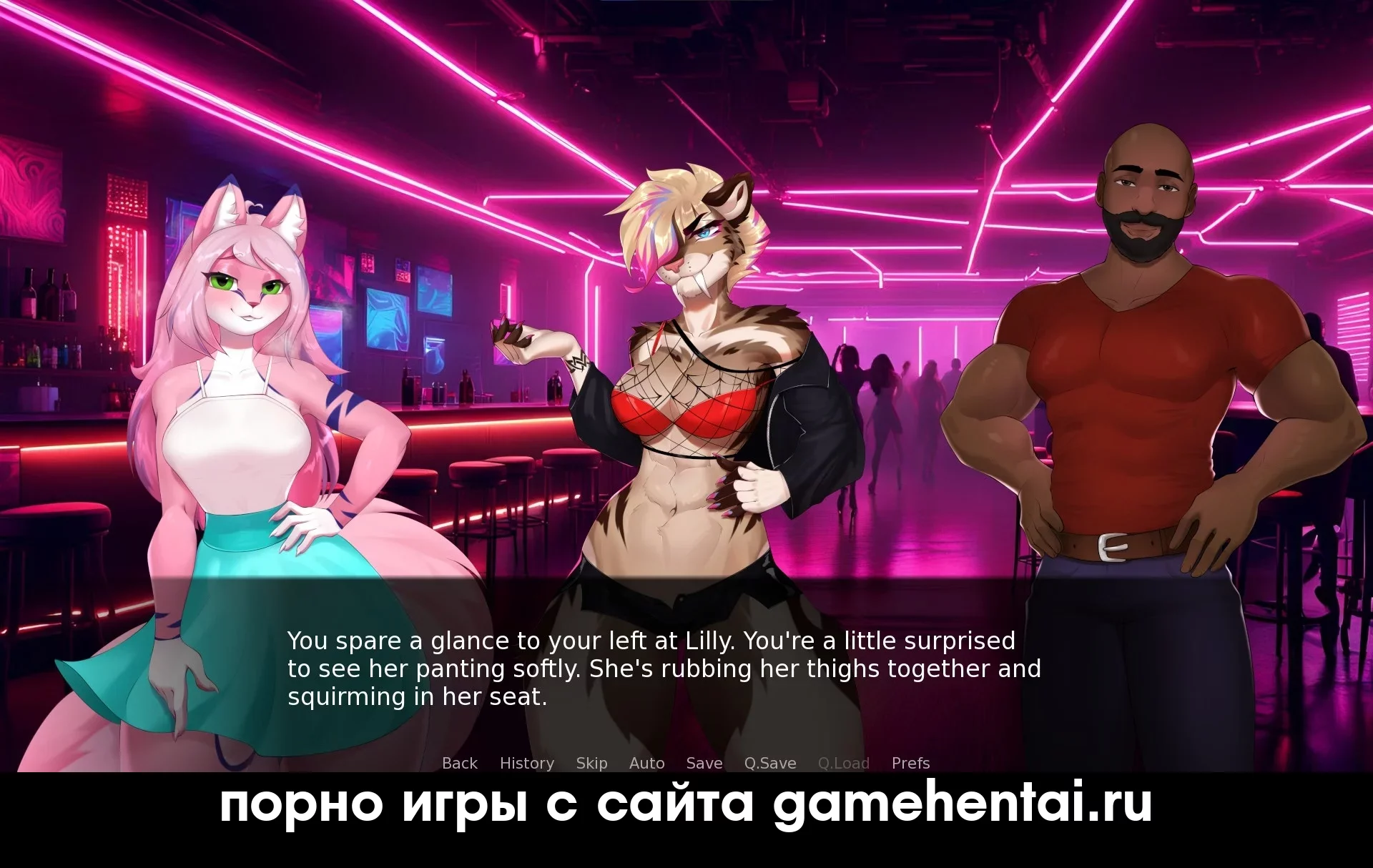 Фурри персонажи в хентай новелле на телефон Соблазнение главного героя в антиутопии Карточка персонажа Val в Broken Sky Поцелуй перед сексом в игре про войну Сцена мастурбации в спальне будущего Девушка с татуировкой в хентай RPG Мрачные пейзажи разрушенного города Эротическая сцена с дразнилками в исполнении Киа Финал игры с выбором стороны зла или добра